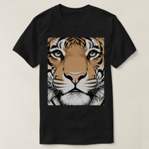 Staring Tiger Face, Tiger T-Shirt