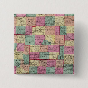 Stark and Tuscarawas Counties 15 Cm Square Badge