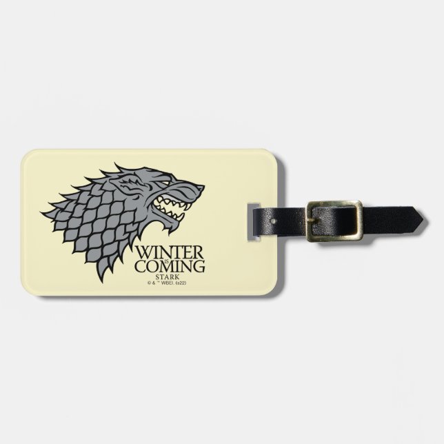 Stark Sigil - Winter Is Coming Luggage Tag (Front Horizontal)