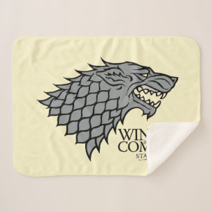 Stark Sigil - Winter Is Coming Sherpa Blanket