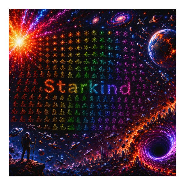 Starkind – Cosmic Evolution of Life Photo Print (Front)