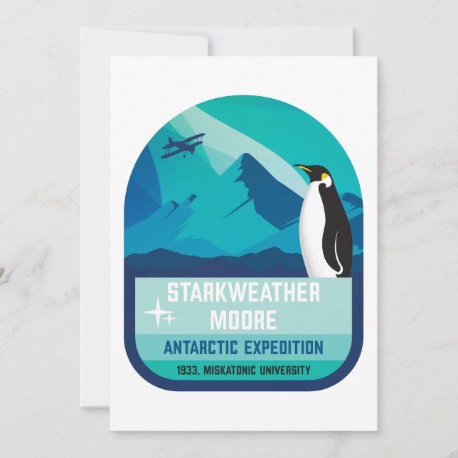 Starkweather-Moore Antarctic Expedition Invitation (Front)
