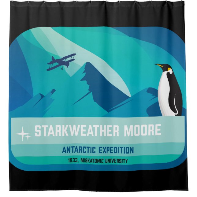 Starkweather-Moore Antarctic Expedition Shower Curtain (Front)