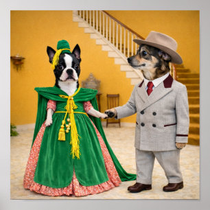 "Starlett O'Hara & Ratt Butler" Poster