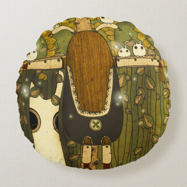 Starlight 2012  2 round cushion (Front)