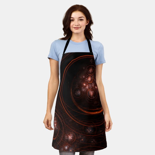 Starlight Abstract Art Apron (Worn)