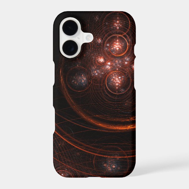 Starlight Abstract Art Glossy iPhone Case (Back)