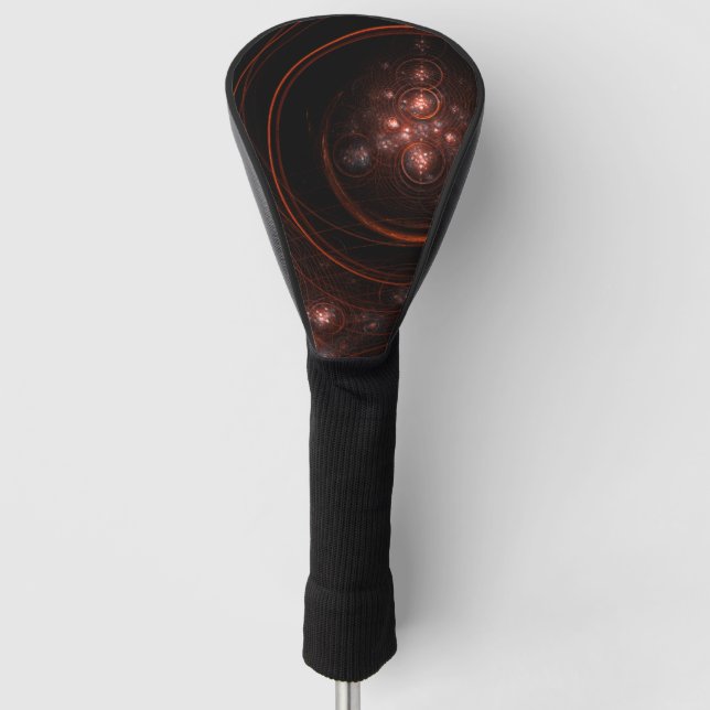 Starlight Abstract Art Golf Head Cover (Front)