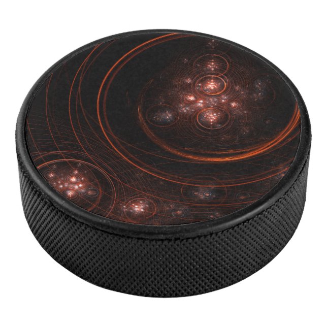 Starlight Abstract Art Hockey Puck (3/4)