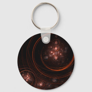 Starlight Abstract Art Keychain