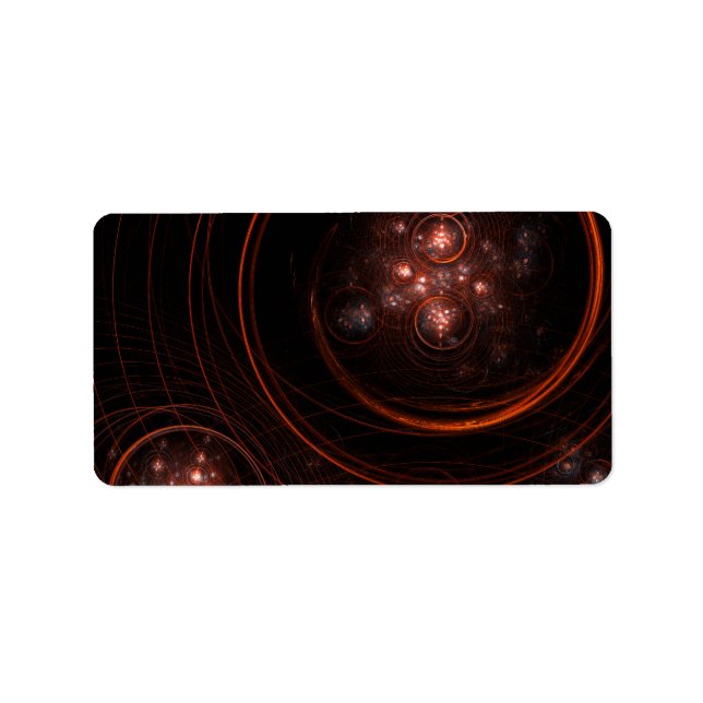 Starlight Abstract Art Label (Front)