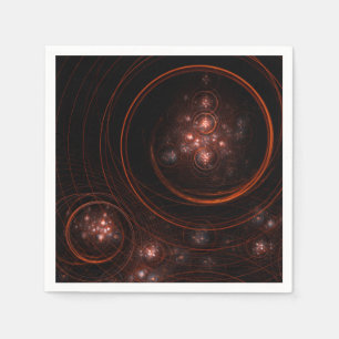 Starlight Abstract Art Napkin