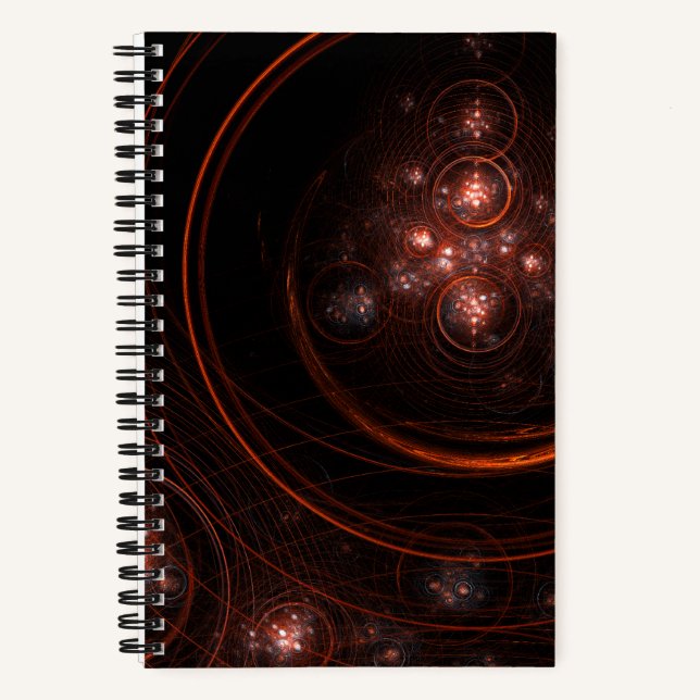 Starlight Abstract Art Notebook (Front)