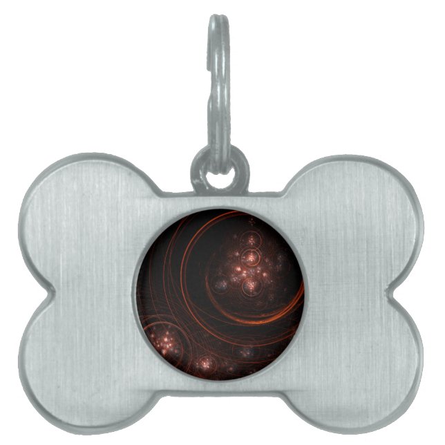 Starlight Abstract Art Pet Tag (Front)