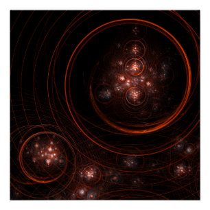 Starlight Abstract Art Poster