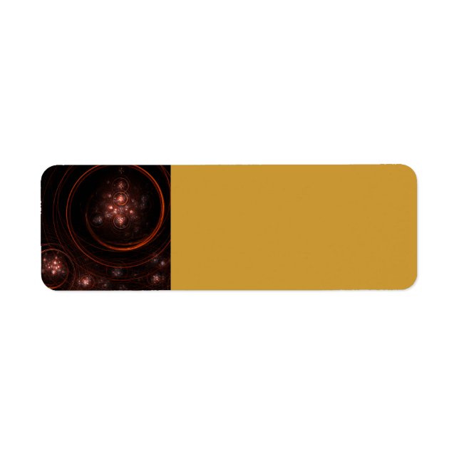 Starlight Abstract Art Return Address Label (Front)