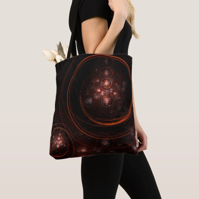 Starlight Abstract Art Tote Bag (Close Up)