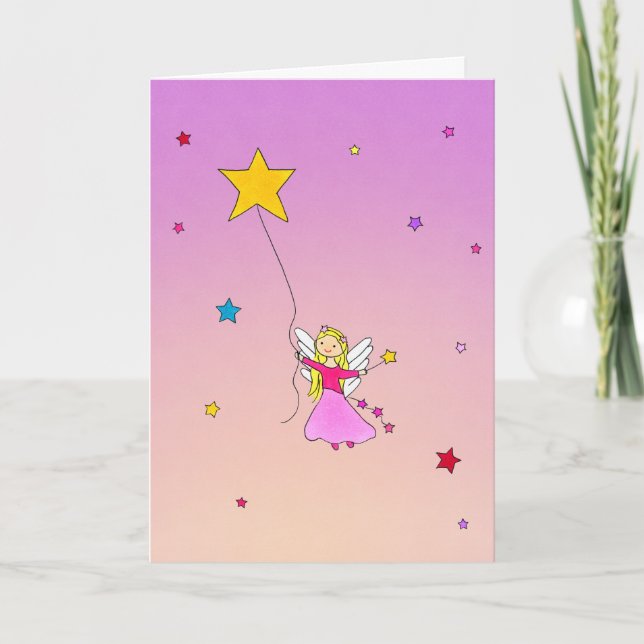 Starlight and Magic Birthday Card (Front)