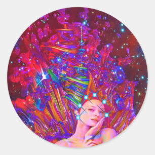 Starlight Communication Classic Round Sticker