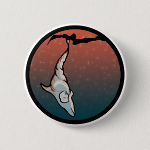 starlight dolphin cocoon 6 cm round badge
