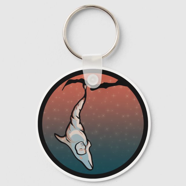 starlight dolphin cocoon key ring (Front)