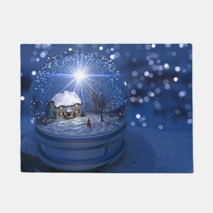 Starlight Globe Christmas Doormat