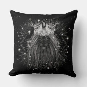 Starlight Lion with Crown Monogram Cushion