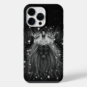 Starlight Lion with Crown Monogram iPhone 14 Pro Max Case