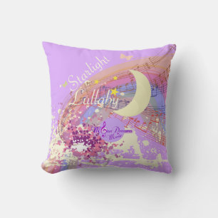 Starlight Lullaby Colorsplash Throw Pillow