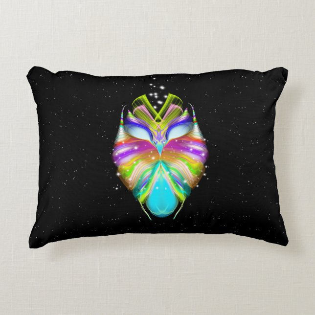Starlight Oracle Owl Decorative Cushion (Front)