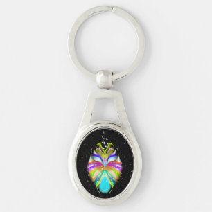 Starlight Oracle Owl  Key Ring