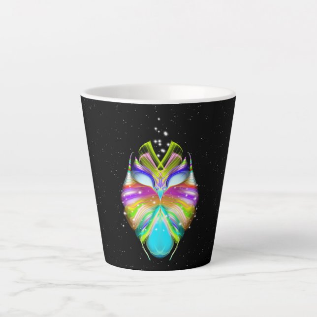 Starlight Oracle Owl Latte Mug (Front)