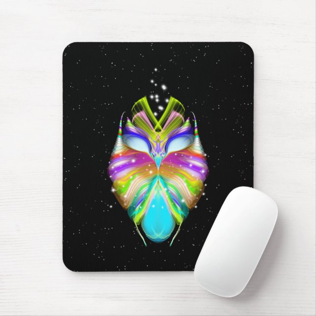Starlight Oracle Owl Mouse Pad (With Mouse)