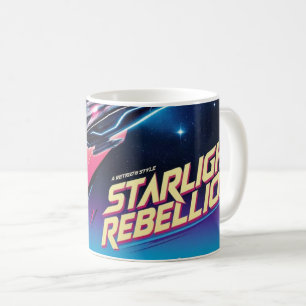 Starlight Rebellion Retro Pop Culture coffee cup