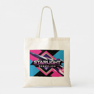 Starlight Rebellion Retro Pop Culture tote bag