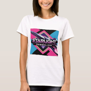 Starlight Rebellion Retro Pop Culture women tshirt