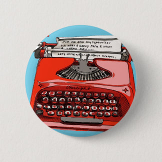 Starlight Starfire Typewriter 6 Cm Round Badge