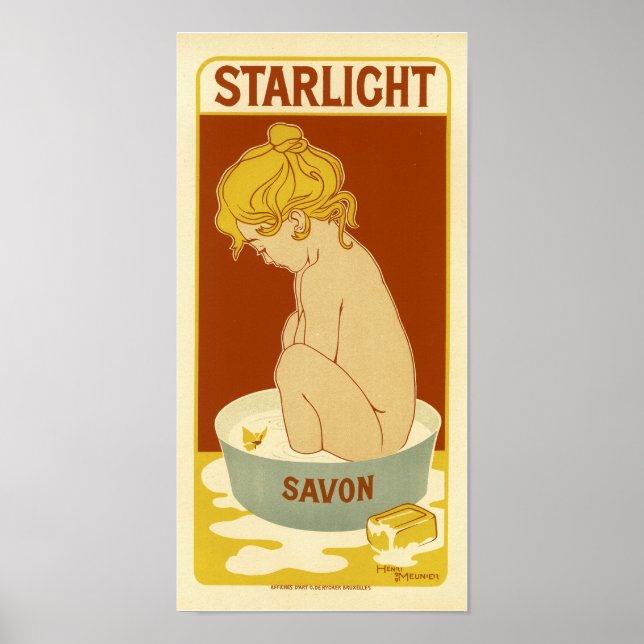 Starlight Vintage Soap Ad Poster (Front)