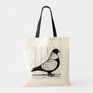 Starling Pigeon Silver-laced 1979 Tote Bag