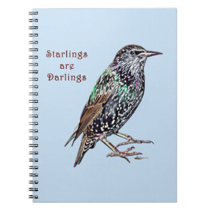 Starlings Are Darlings Notebook