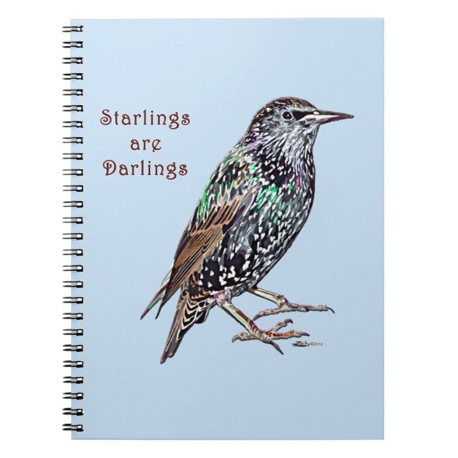 Starlings Are Darlings Notebook (Front)