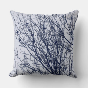 Starlings in a Tree Cushion