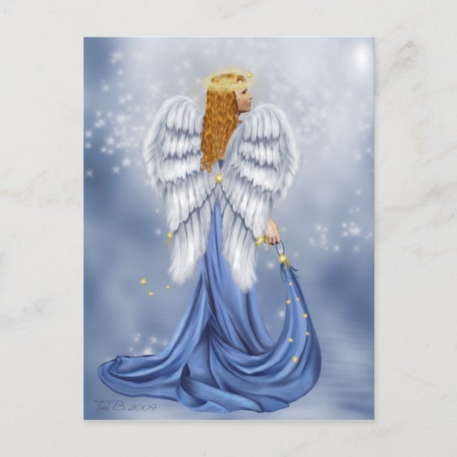Starlit Angel Postcard (Front)