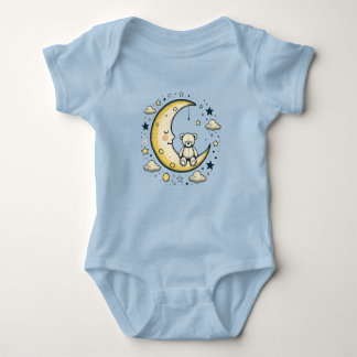 Starlit Bear Baby Bodysuit
