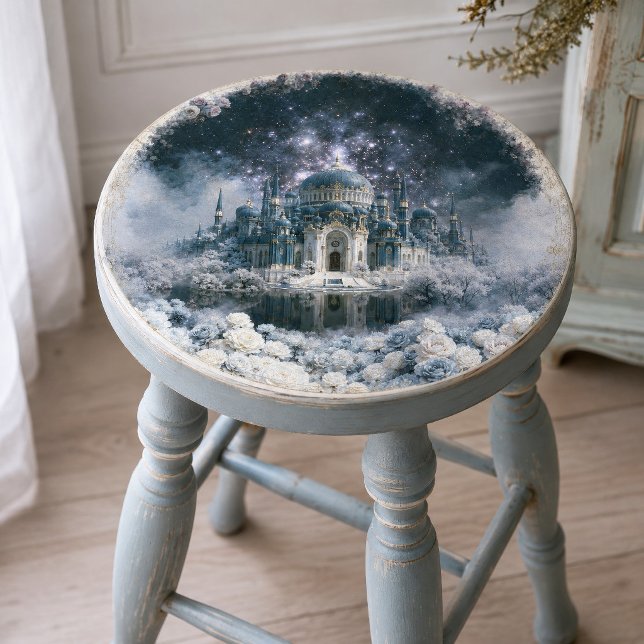Starlit Blue Palace Decoupage Tissue Paper (Creator Uploaded)