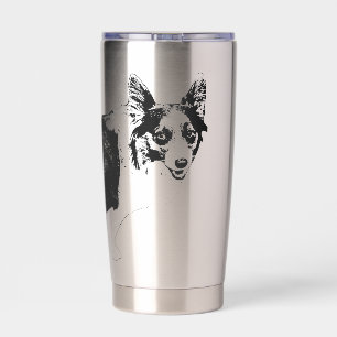 Starlit Corgi Cheer Insulated Tumbler