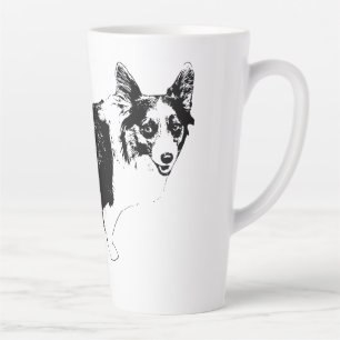 Starlit Corgi Cheer Latte Mug