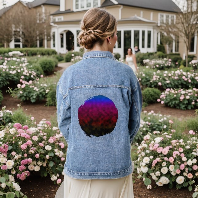 Starlit Descent Denim Jacket (Wedding Back)