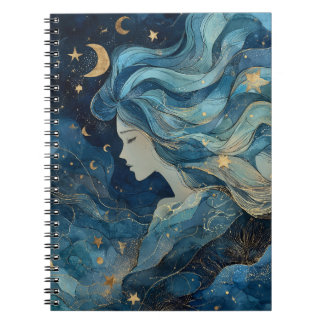 Starlit Dream Goddess Notebook
