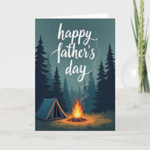 Starlit Fathers Day Camp Card